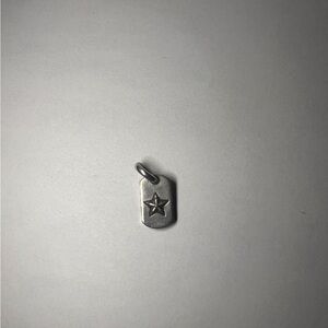 Chrome Hearts Mini Dog Pendant Star - Silver